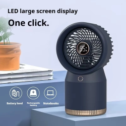 Xiaomi Air Conditioner Desktop Fan Rechargeable Portable Digital Display Cordless Air Cooler Night Light Fan For Room Camping