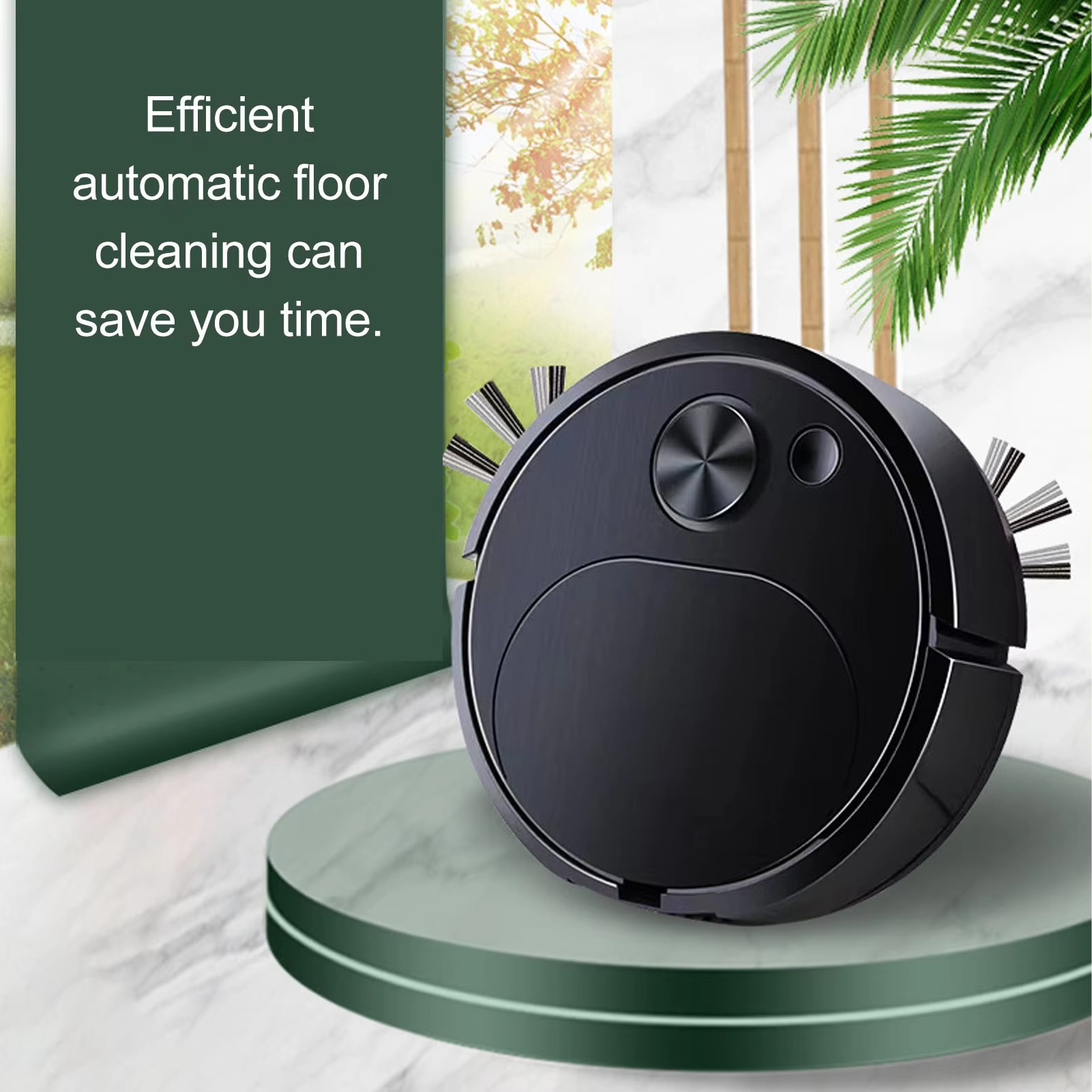 3In1 Intelligent Sweeping Robot Vacuum Cleaner Low Noise Floor Sweeper Rechargeable Automatic Home Office Vacuum Carpet Cleane