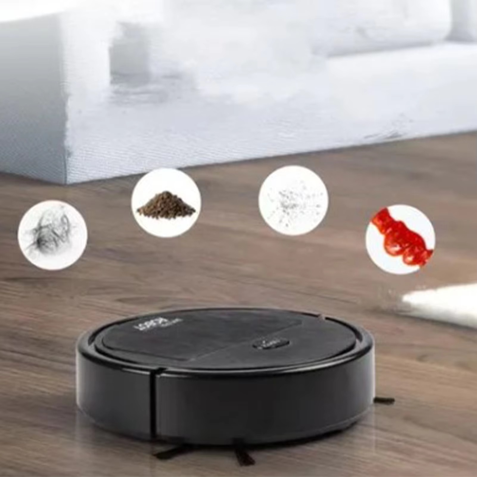 3In1 Intelligent Sweeping Robot Vacuum Cleaner Low Noise Floor Sweeper Rechargeable Automatic Home Office Vacuum Carpet Cleane