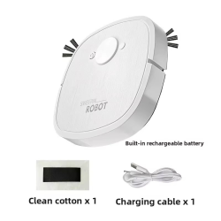 Automatic USB Charging Robot Vacuum Cleaner Four-in-One Home Use Electric Sweeping Machine Antibacterial Gift