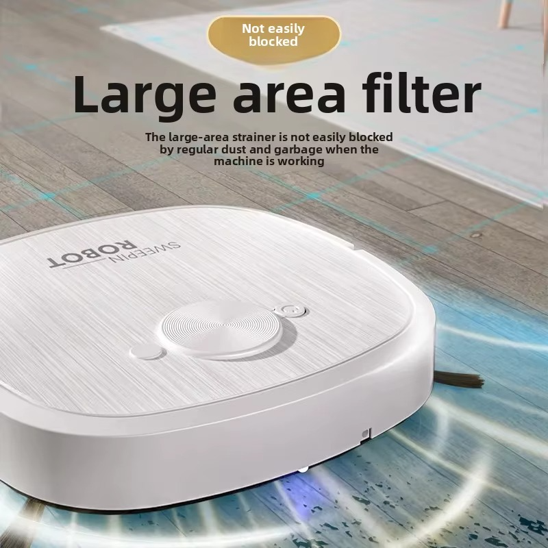 Automatic USB Charging Robot Vacuum Cleaner Four-in-One Home Use Electric Sweeping Machine Antibacterial Gift