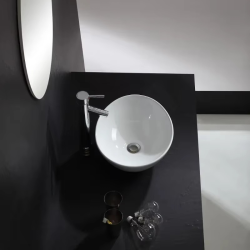 Modern Home Bathroom Sink Wash Basin Terrazzo Ceramic Wash Sink Nordic Counter Basin Toilet Countertop Sink