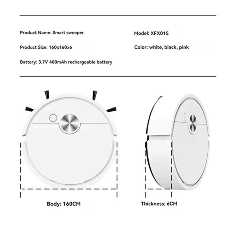 Xiaomi Fully Smart Sweeping Robot mini Mopping Robot Electric Automatic Cleaning Household Charging Vacuum Cleaner