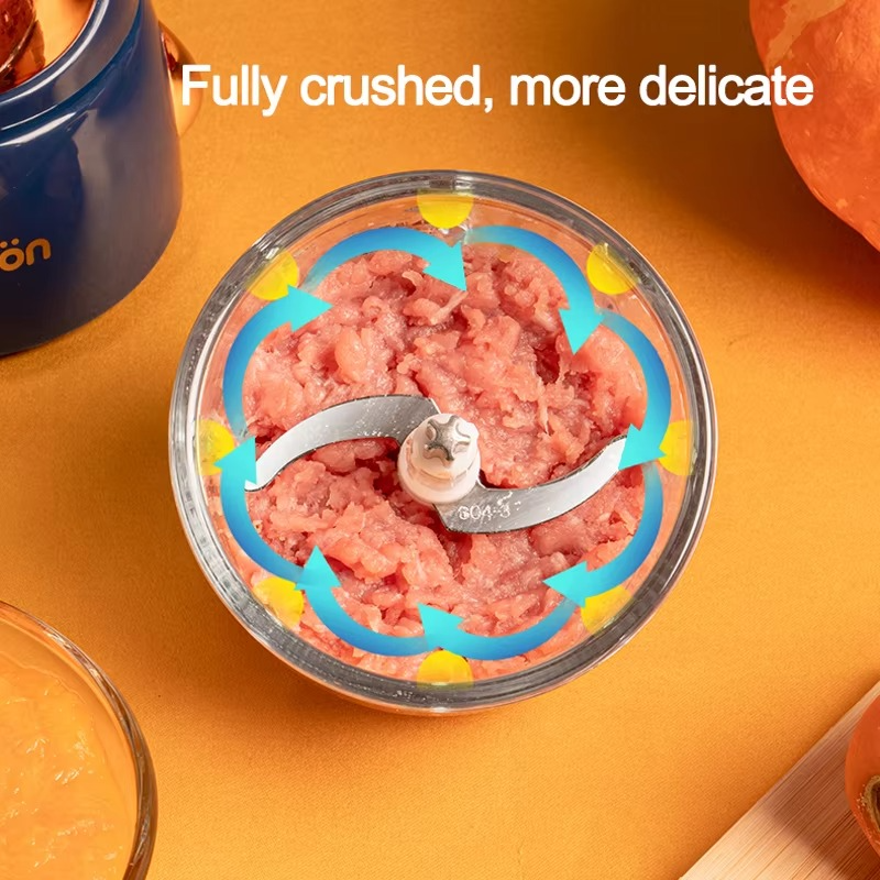300ml Portable Blender Multifunctional Food Processor Food Mixer Electric Meat Grinder Mini Mixers Cup Baby Solid Food Machine