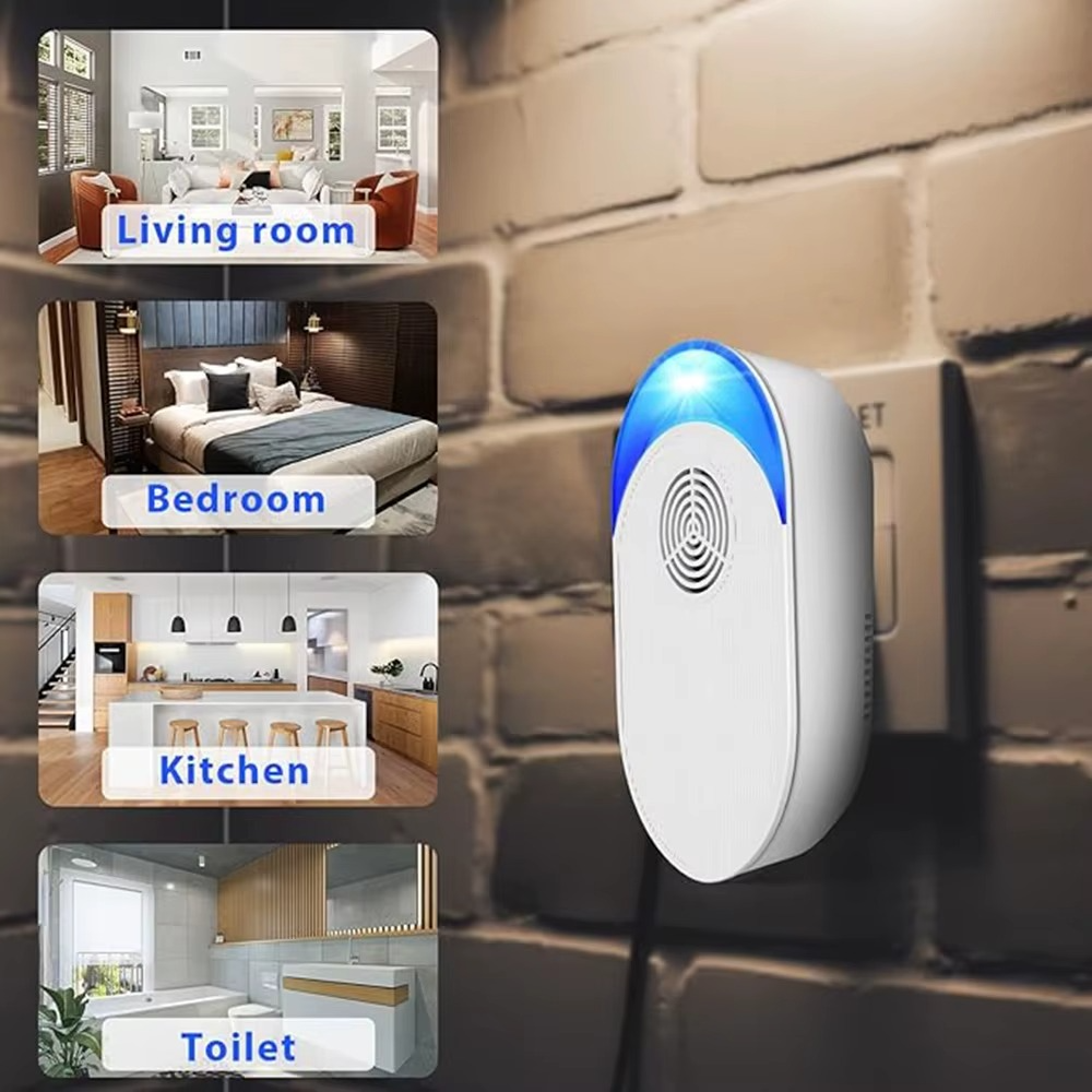 Ultrasonic Pest Repeller Electronic Mouse Repeller Mosquito Repellent Non-Toxic Insect Repeller For Spiders,Ants,Cockroach,Flies