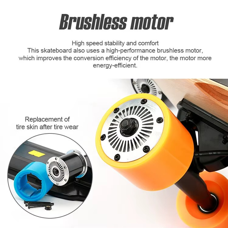 Wireless Remote Control Electric Fish Skateboard ElectricElectric Skateboard Electric Skateboarding Instead of Walking.