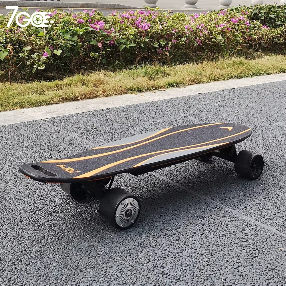 Warehouse Newest model colorful electric skateboard for sale Four-Wheel 300w Motor remote control Electric Skateboard
