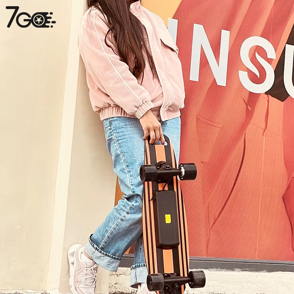 Warehouse Newest model colorful electric skateboard for sale Four-Wheel 300w Motor remote control Electric Skateboard