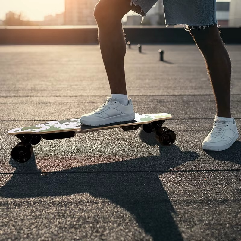 Offroad Electric SkateBoard 3000W Dual belt Drive motor powered skateboards All Terrain Longboard bamboo at electric skateboard
