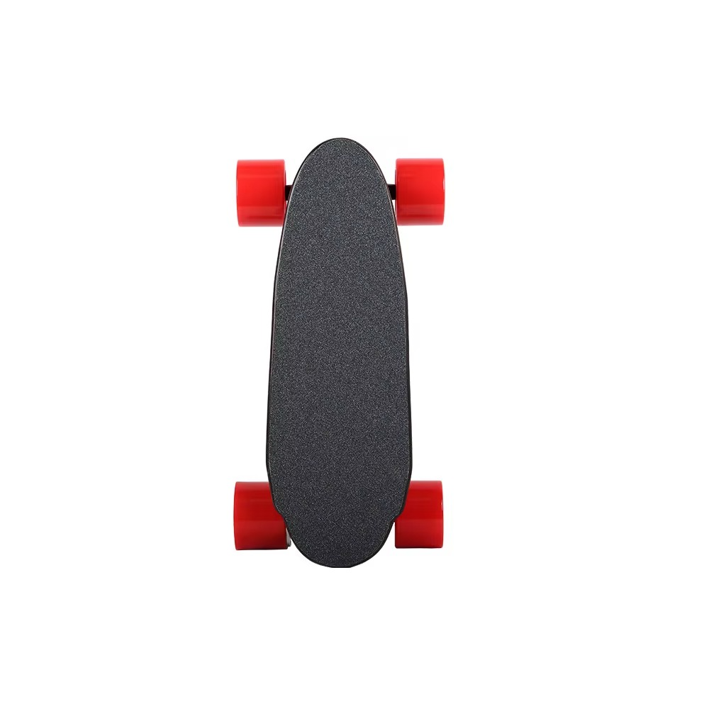 NEW Portable Wireless Remote Control Mini Four Wheels Electric Skateboard Dual Hub Motor Backpack Skateboard