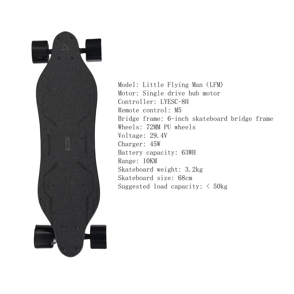 MEEPO LFM Kids Electric Skateboard, 10KM Range, 3.2KG Lightweight, Gift for Boys Girls