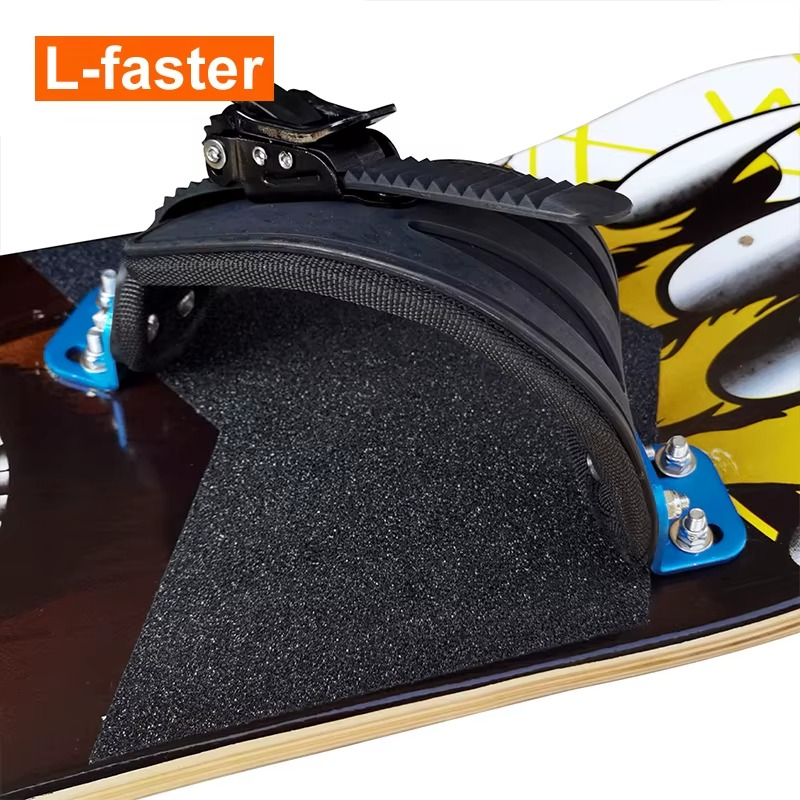 9 Inch Mountain Electric Skateboard Deck 10 Ply Canadian Maple Off Road Longboard Deck with Foot Holder Adult Skateboard