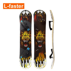9 Inch Mountain Electric Skateboard Deck 10 Ply Canadian Maple Off Road Longboard Deck with Foot Holder Adult Skateboard