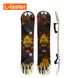 9 Inch Mountain Electric Skateboard Deck 10 Ply Canadian Maple Off Road Longboard Deck with Foot Holder Adult Skateboard