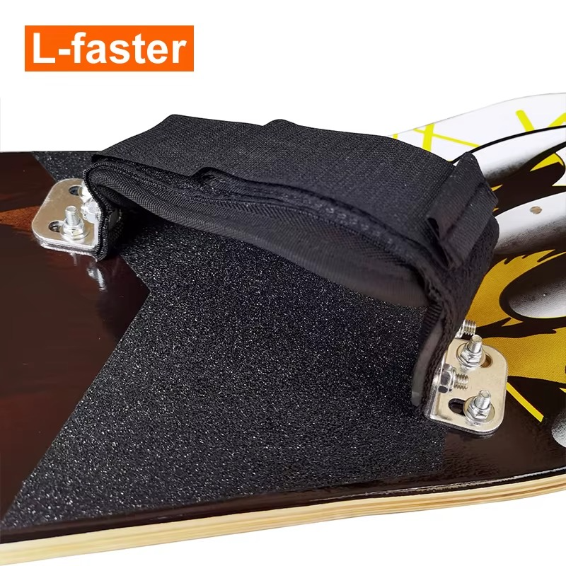 9 Inch Mountain Electric Skateboard Deck 10 Ply Canadian Maple Off Road Longboard Deck with Foot Holder Adult Skateboard