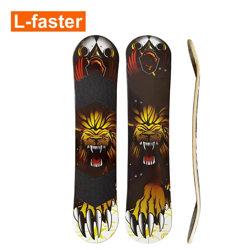 9 Inch Mountain Electric Skateboard Deck 10 Ply Canadian Maple Off Road Longboard Deck with Foot Holder Adult Skateboard
