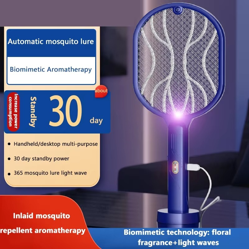 Xiaomi Multi functional 2-in-1 Automatic Mosquito Attracting Electric Fly Swatter Mosquito Killer Lamp USB Rechargeable Mosquito