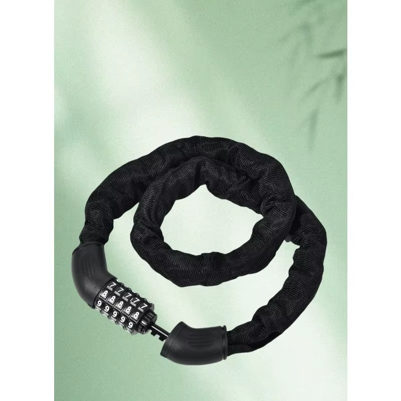 Motorcycle electric car combination lock chain lock bicycle anti-theft lock portable chain lock mountain bike bicycle locks