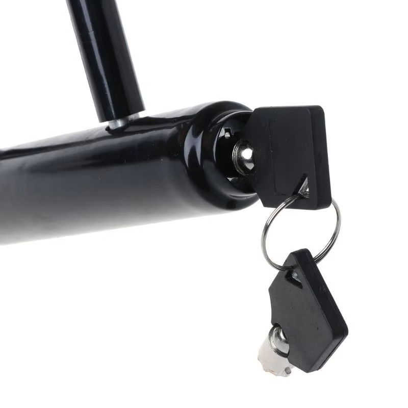 1Set Bicycle U Lock Portables Mini Bike Wheel Lock with Key Anti-theft Safety Motorcycle Scooter Cycling Bicycle Accessories