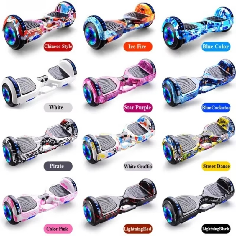 New Cool Lighting 6.5inch Hover Board Electric Hoverboards Scooter Self-balancing Electric Scooters for Child