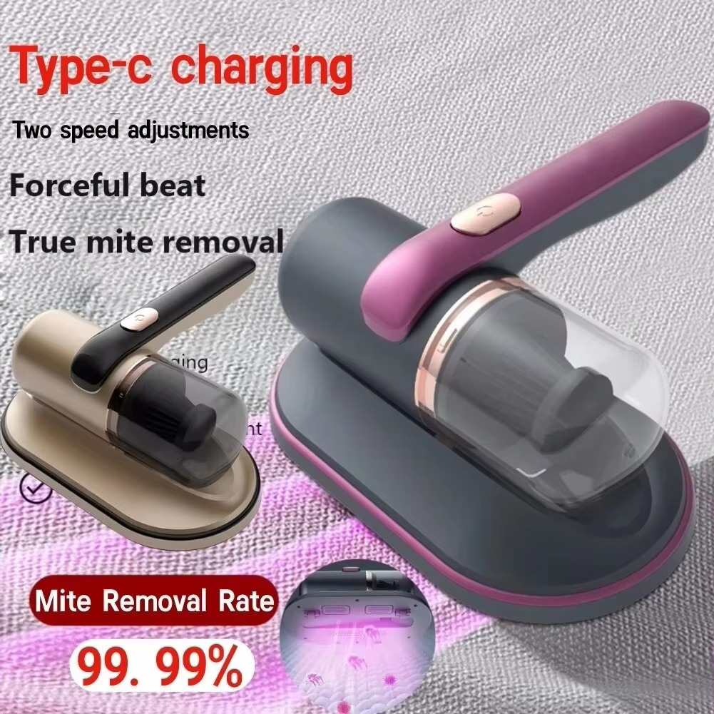 Wireless Vacuum Cleaner Ultraviolet Sterilization Machine Mini Washing Household Mattress Mite Remover Robot Bedding Cleaner