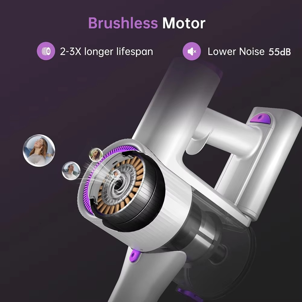 Armo V12 Handheld Vacuum Cleaner 500W Powerful 6 in 1 Wireless Vacuum Cleaner Smart Home Car Mite Dust Cordless Vacuum Cleaner