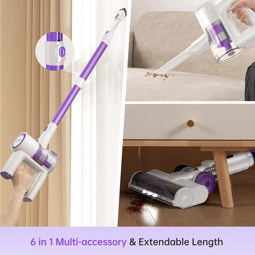 Armo V12 Handheld Vacuum Cleaner 500W Powerful 6 in 1 Wireless Vacuum Cleaner Smart Home Car Mite Dust Cordless Vacuum Cleaner