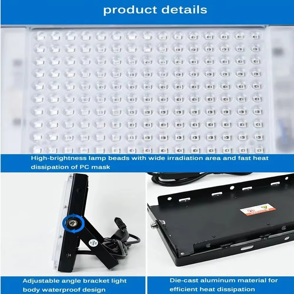 50W/100W/200W UV curable lamp 365nm/395nm/405nm UV curable lamp fluorescent detection lamp shadowless glue projection lamp