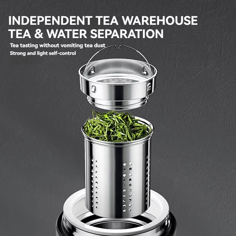 Thermos Water Bottle Insulation One Click Open Stainless Steel Vacumm Flask Office Cup Gift