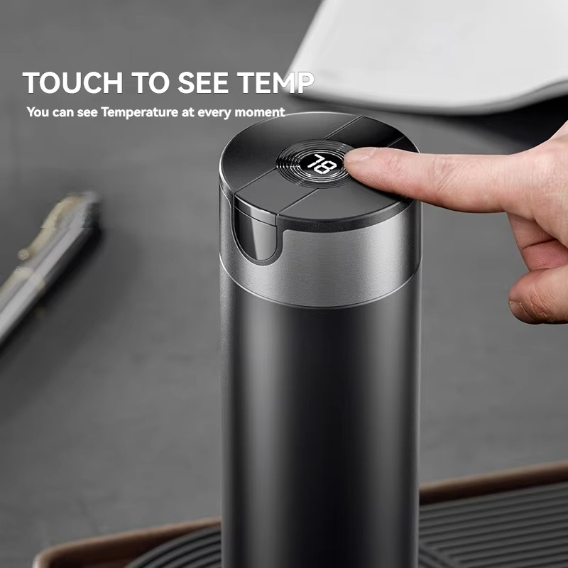 Thermos Water Bottle Insulation One Click Open Stainless Steel Vacumm Flask Office Cup Gift
