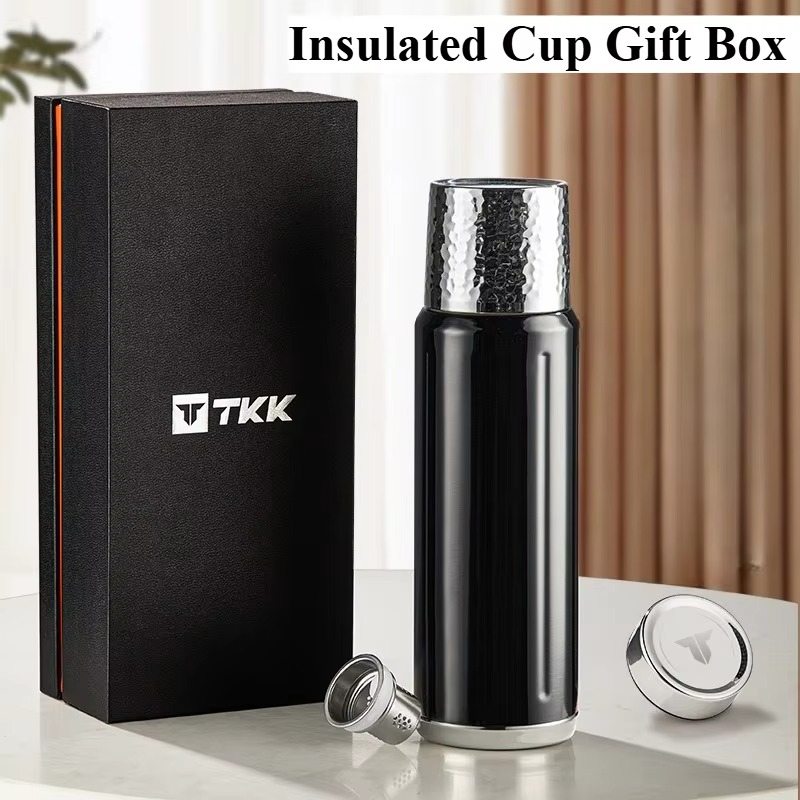 Tkk Gift Box Large Capacity Stainless Steel Insulated Cup With Magnetic Lid Thanksgiving Christmas Birthday Gift Coffee Cups
