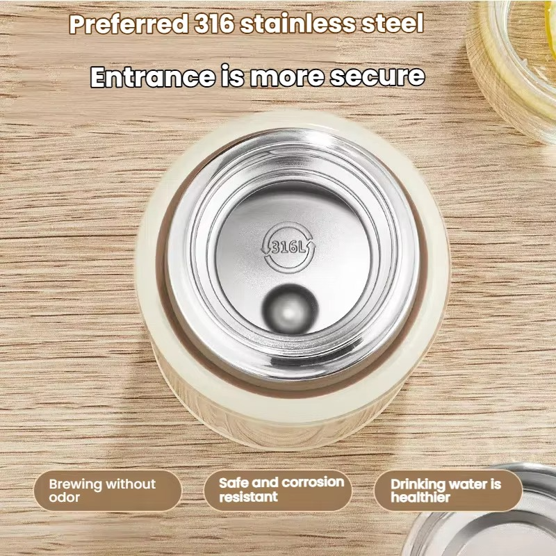 Tkk Gift Box Large Capacity Stainless Steel Insulated Cup With Magnetic Lid Thanksgiving Christmas Birthday Gift Coffee Cups