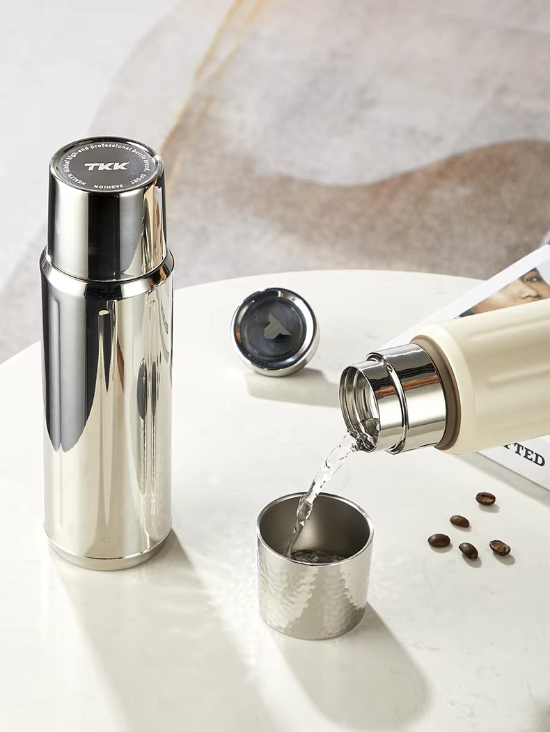 Tkk Gift Box Large Capacity Stainless Steel Insulated Cup With Magnetic Lid Thanksgiving Christmas Birthday Gift Coffee Cups