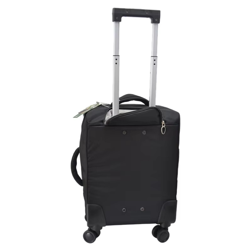 20 Inch Carry On Luggage Waterproof Oxford Fabric Softside Cabin Suitcase with Spinner Wheels Trolley Bag, TSA Lock Lightweight