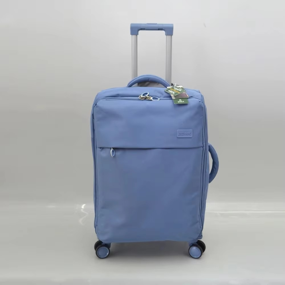20 Inch Carry On Luggage Waterproof Oxford Fabric Softside Cabin Suitcase with Spinner Wheels Trolley Bag, TSA Lock Lightweight