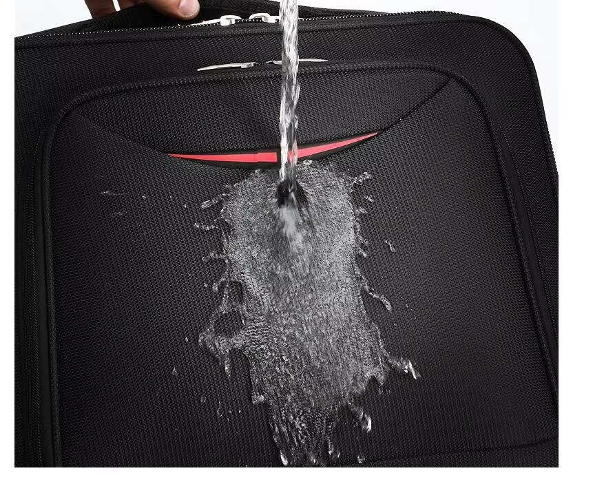 18 Inch Oxford Softside Spinner Luggage Suitcase Men Rolling luggage bag wheels Men business travel Trolley Bag luggage suitcase