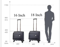 16 inch Men Oxford Travel Luggage Suitcase Spinner Rolling luggage bags 18 inch men Spinner Wheeled Suitcase Travel trolley bags