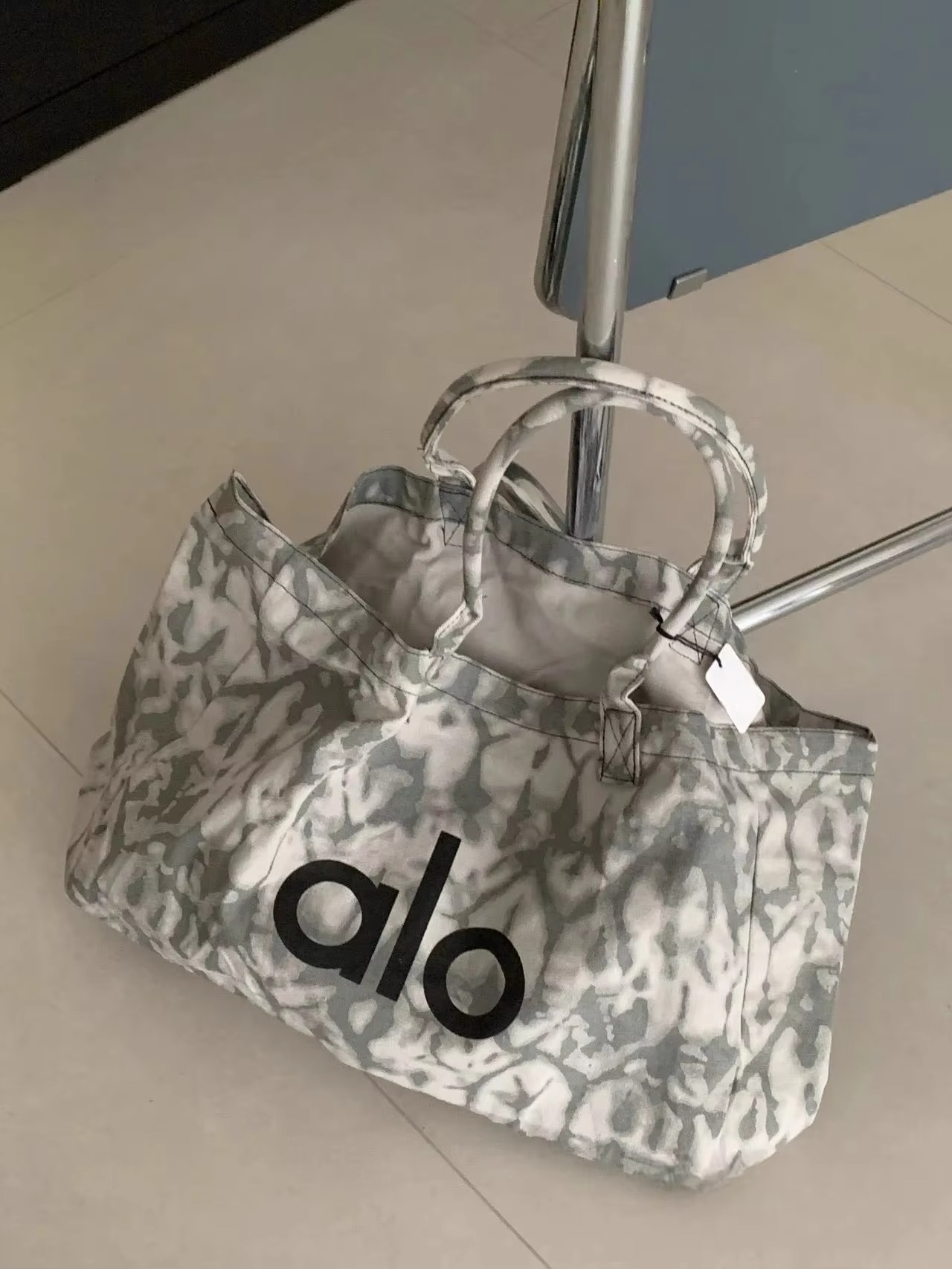 Universal Men Women Large Capaci op Tote Bag Yoga Bag Canvas oulder Bag Faionable Contrast Color Leisure Handbag