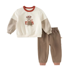Dave Bella Children Autumn Spring Knitted T-shirt Trousers Suits Boys Pullover+Pant 2Pcs Sets Casual Tracksuits Cloth DB3252920