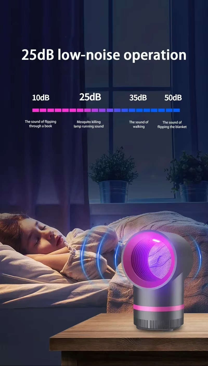 Xiaomi Household Mosquito Killer Lamp Indoor Mosquito Killer USB Plug-in Mosquito Absorber Bedroom Mosquito Repellent Camping