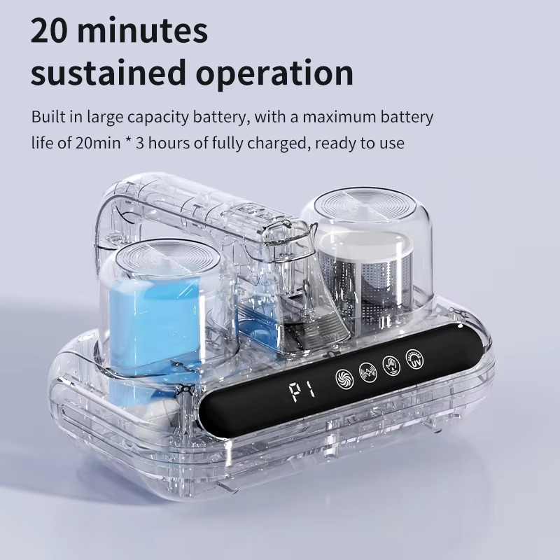Intelligent Mite Remover Dual Cup Mite Remover Three-stage Mite Remover Bed Mounted Household Vacuum Cleaner