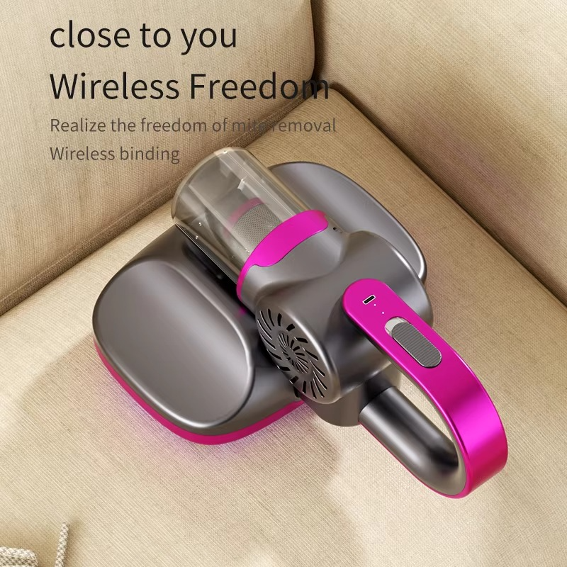 5-in-1 Cordless Handheld Vacuum Cleaner Portable UV Deep Dust Mite Remover for Home Bed Mattress Sofa Car Carpet Cleaning