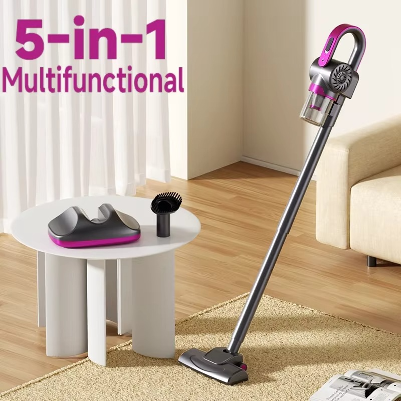 5-in-1 Cordless Handheld Vacuum Cleaner Portable UV Deep Dust Mite Remover for Home Bed Mattress Sofa Car Carpet Cleaning