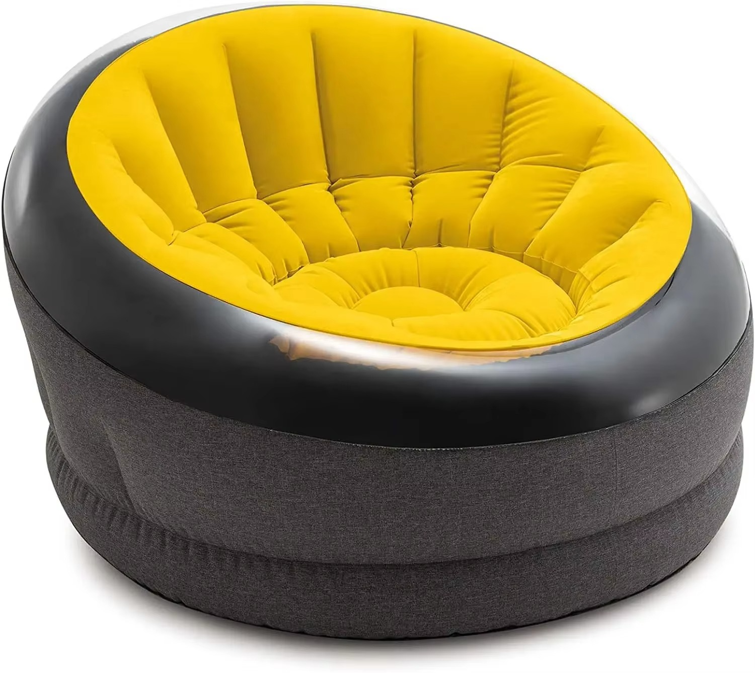 Inflatable Chair sofa for adult Solid Transparent Inflatable Chair Floating Lounge Chair Seat Swimming Pool