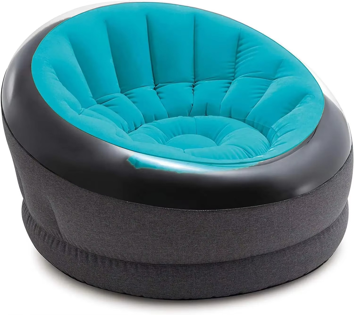 Inflatable Chair sofa for adult Solid Transparent Inflatable Chair Floating Lounge Chair Seat Swimming Pool
