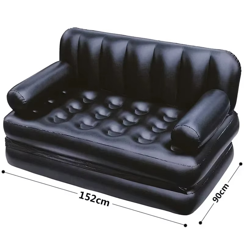 Convertible Comfortable Air Sofa Foldable Camping Living Room Tourist Inflatable Chair Lounge Muebles Inflables Home Furniture