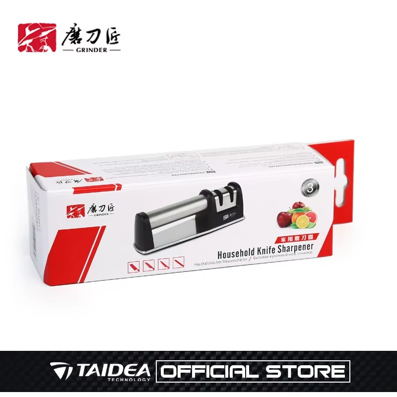 GRINDER Kitchen Professional Knife Sharpener Diamond Ceramic Knife Sharpening Machine afiador de faca ferramentas TAIDEA