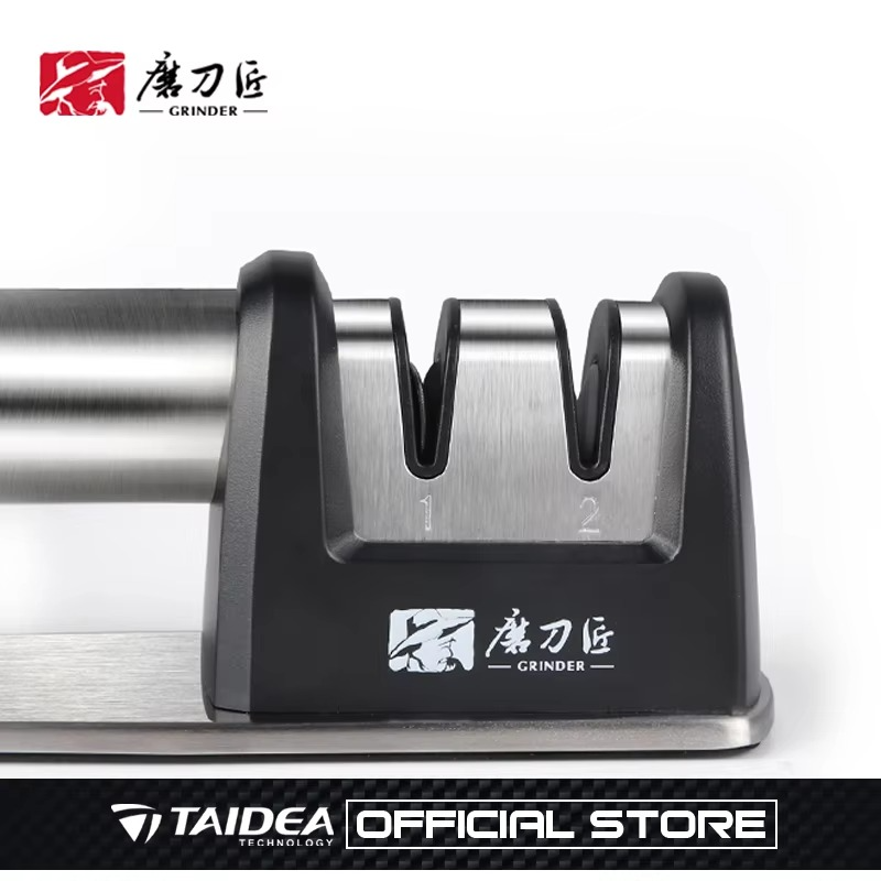 GRINDER Kitchen Professional Knife Sharpener Diamond Ceramic Knife Sharpening Machine afiador de faca ferramentas TAIDEA