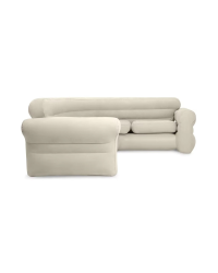 Corner Sofa L-Shaped Inflatable Couch 2.57m X 2.03m X 76cm
