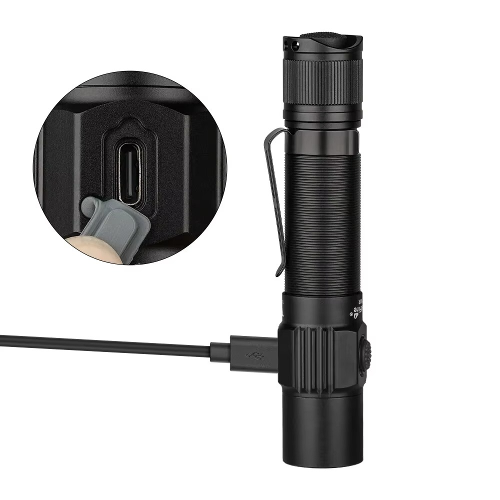 Trustfire T10R Tactical Flashlight 1800Lumen Powerful Type C USB Rechargeable 18650 LED Rechargeable Army Military Tactical Lamp